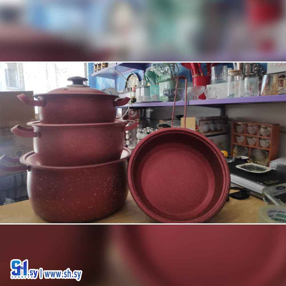 طقم طناجر غرانيت (عصرونية النصر)