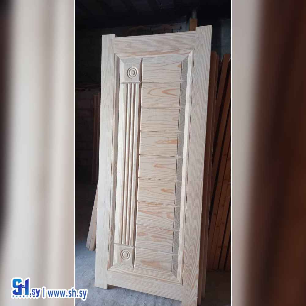 باب خارجي تفصيل خشب (النجار للديكور)