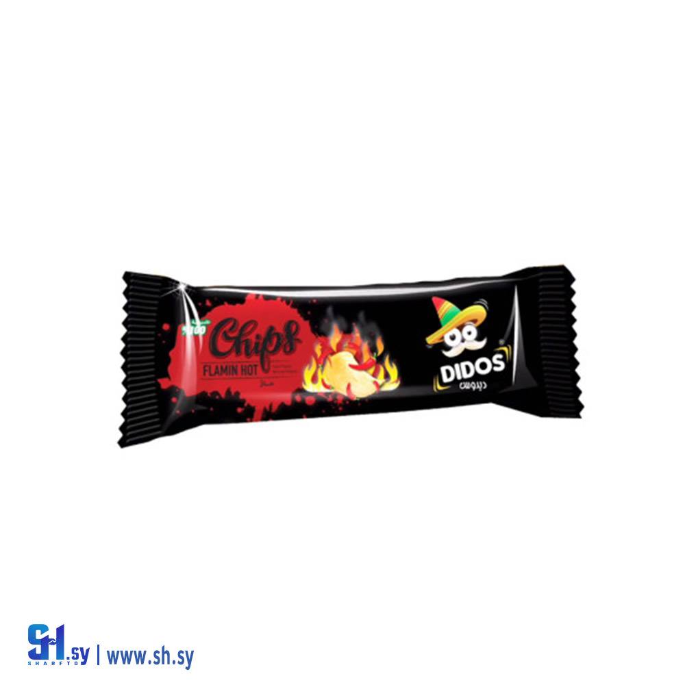 شيبس بنكهة الحار (ديدوس)