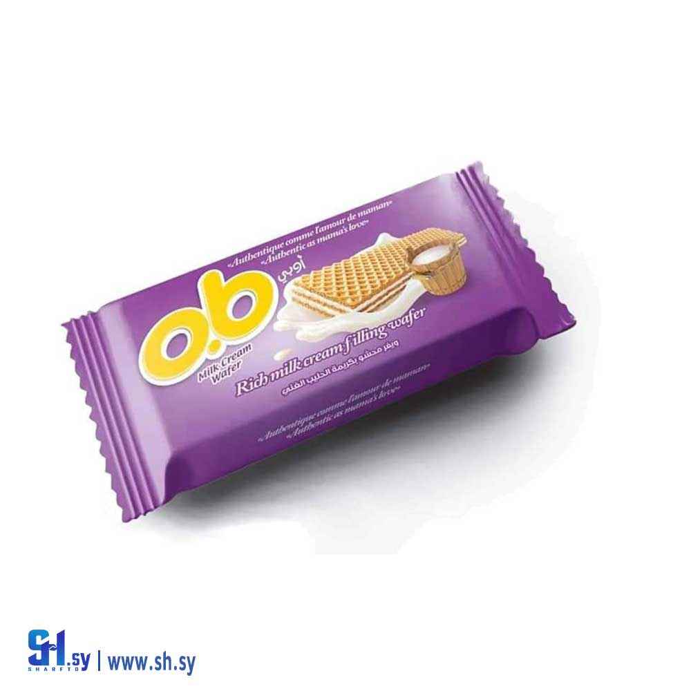 بسكويت أوبي بكريمة الحليب (البرادعي)