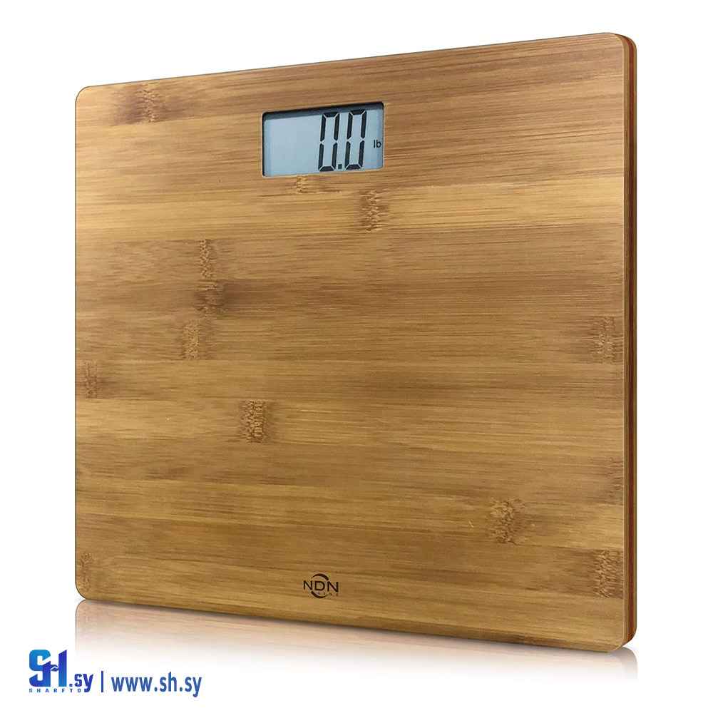 ميزان الكتروني شخصي خشب البامبو Bamboo Mellerud Bathroom Scale (سندباد سوريا)