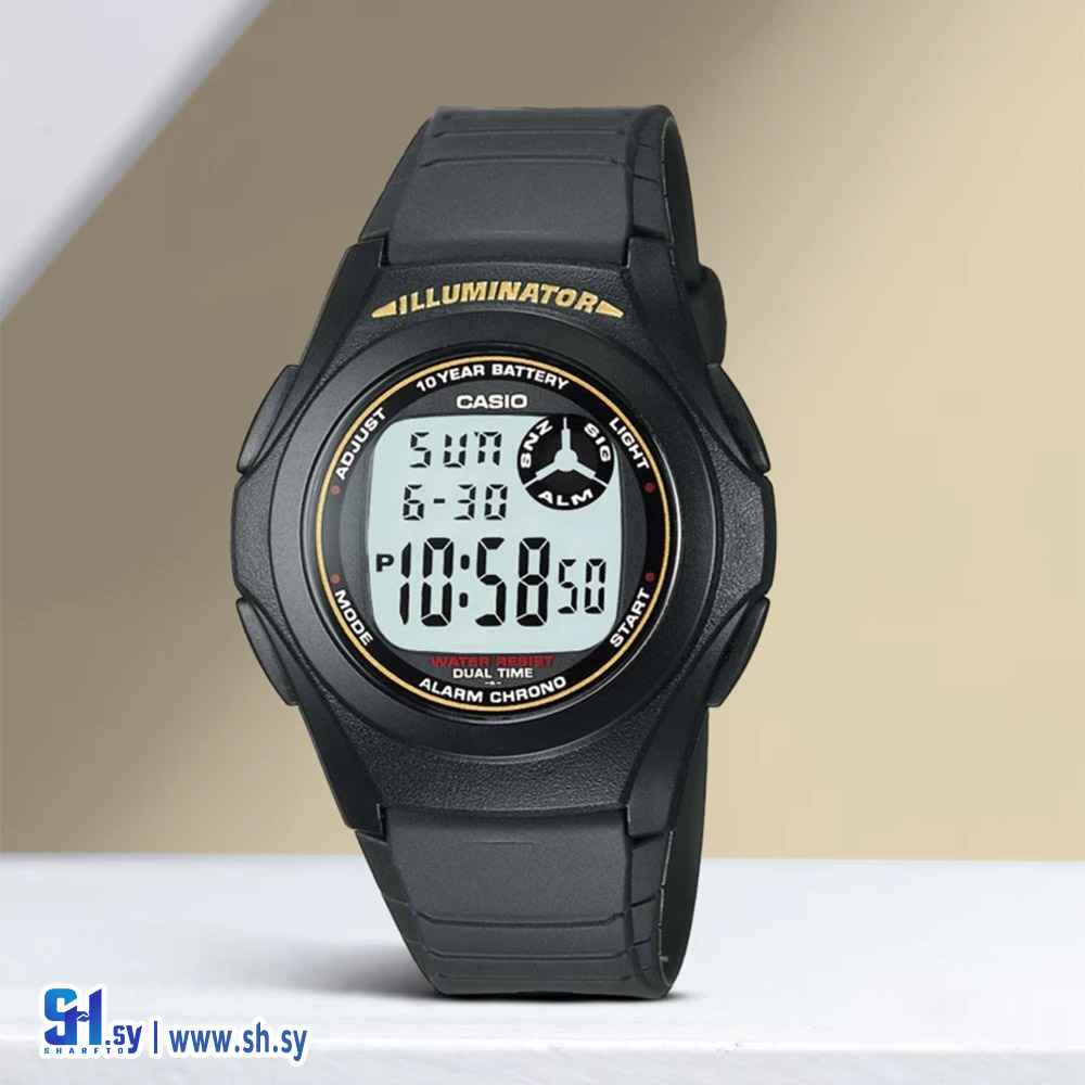 ساعة رجالية رقمية F-200W-9ADF كاسيو (CASIO)