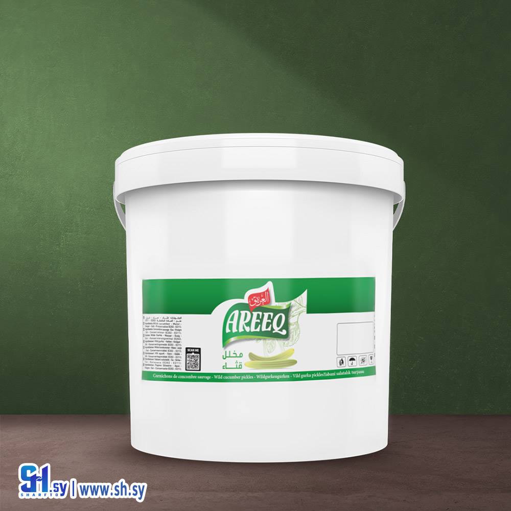 مخلل قثاء 10كغ عبوة بلاستيك (العريق)