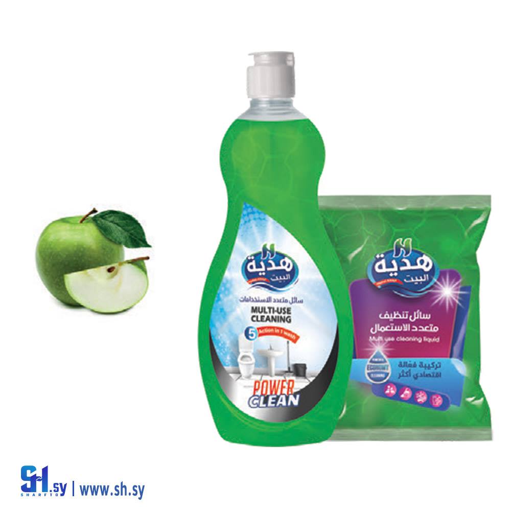 سائل تنظيف برائحة التفاح (هدية البيت)
