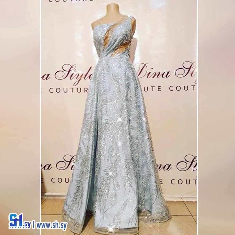 فستان بكم مكشوف (Dina Style)