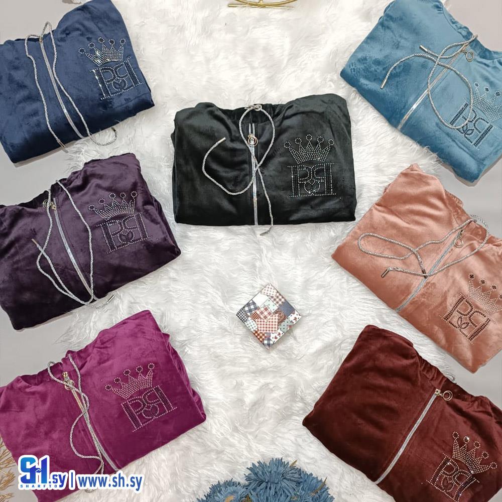 بيجامة  مخمل نسائي (M.H.B)