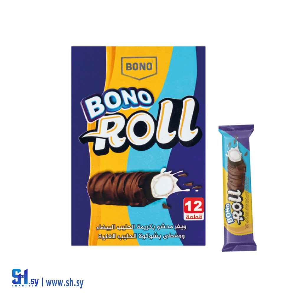 بسكويت بونو رول شوكولا بيضاء (BONO)