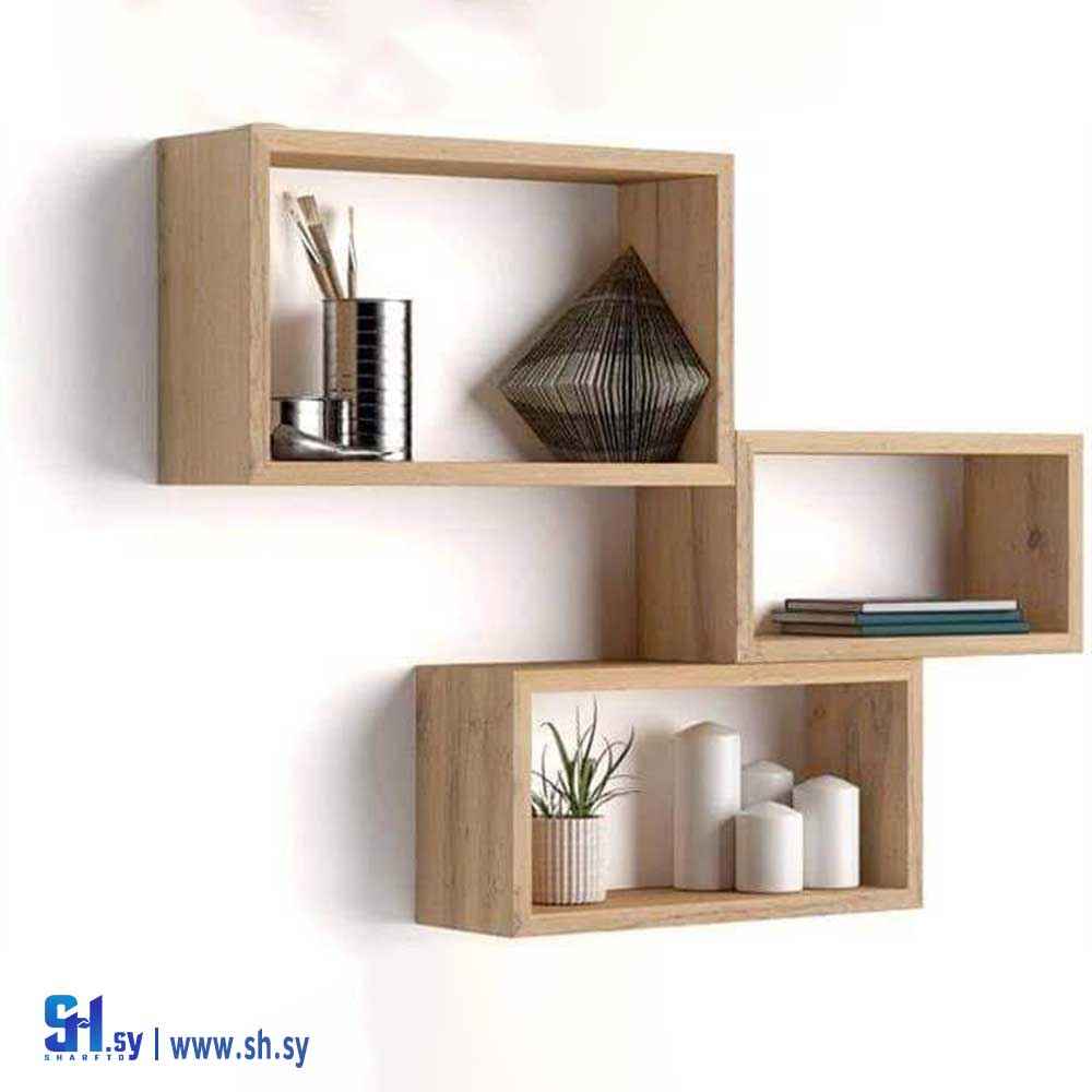 رفوف حائط موديل 27 (الوسام للألمنيوم والمطابخ والديكورات)