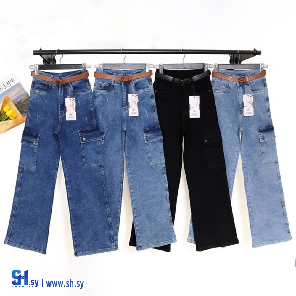 بنطال جينز نسائي موديل 754 (اياس فاشن)