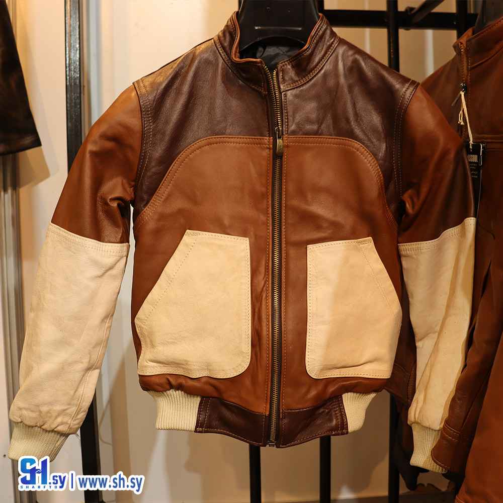 سترة ولادي جلد موديل 01 (RASSOUL LEATHER)