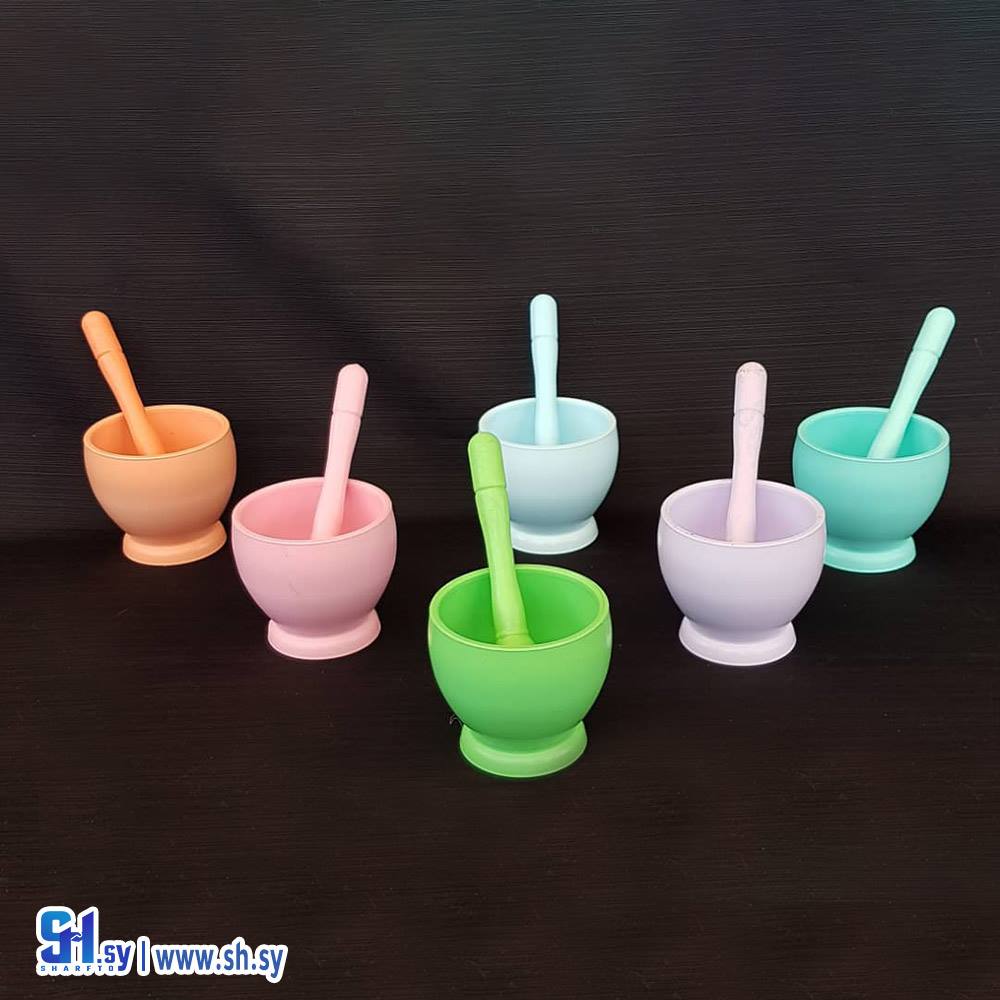 جرن ثوم ملون (نحاس بلاست)