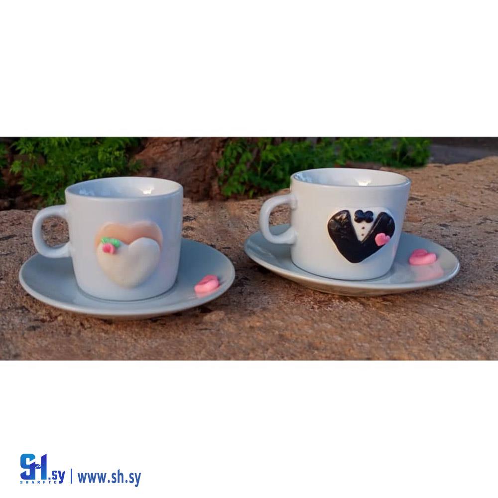 فناجين بعجينة السيراميك 3 (سين)