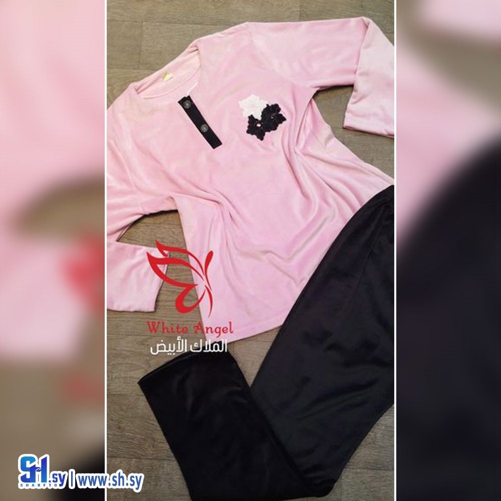 بيجامة مخمل (الملاك الابيض)