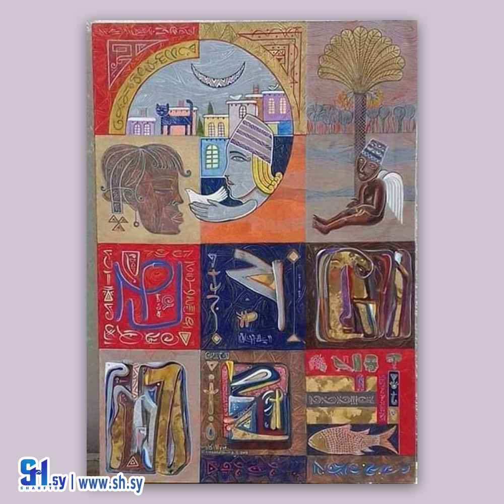 رسمة إكرليك على قماش 19 (AlFredo Shankan)