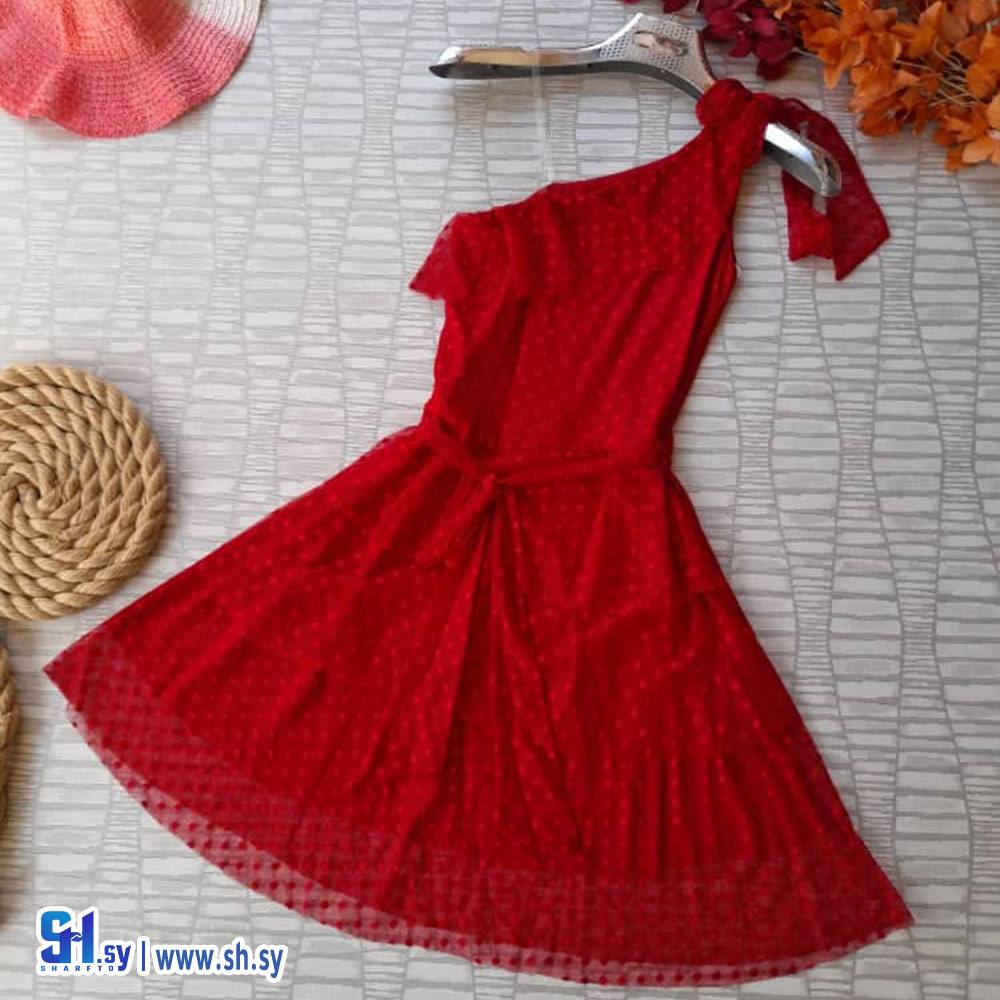 فستان قماش تول (Aiman Fashion)