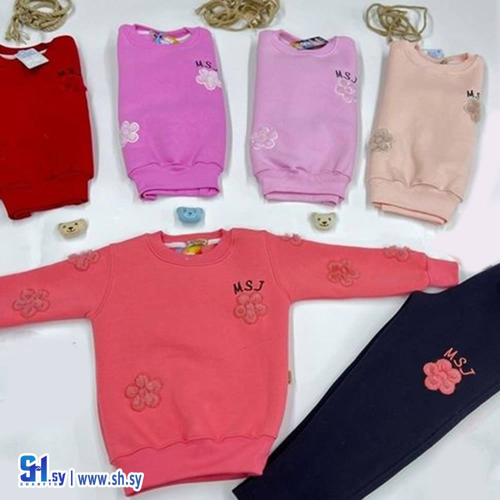 بيجامة بناتي قطن (أزياء حسان)