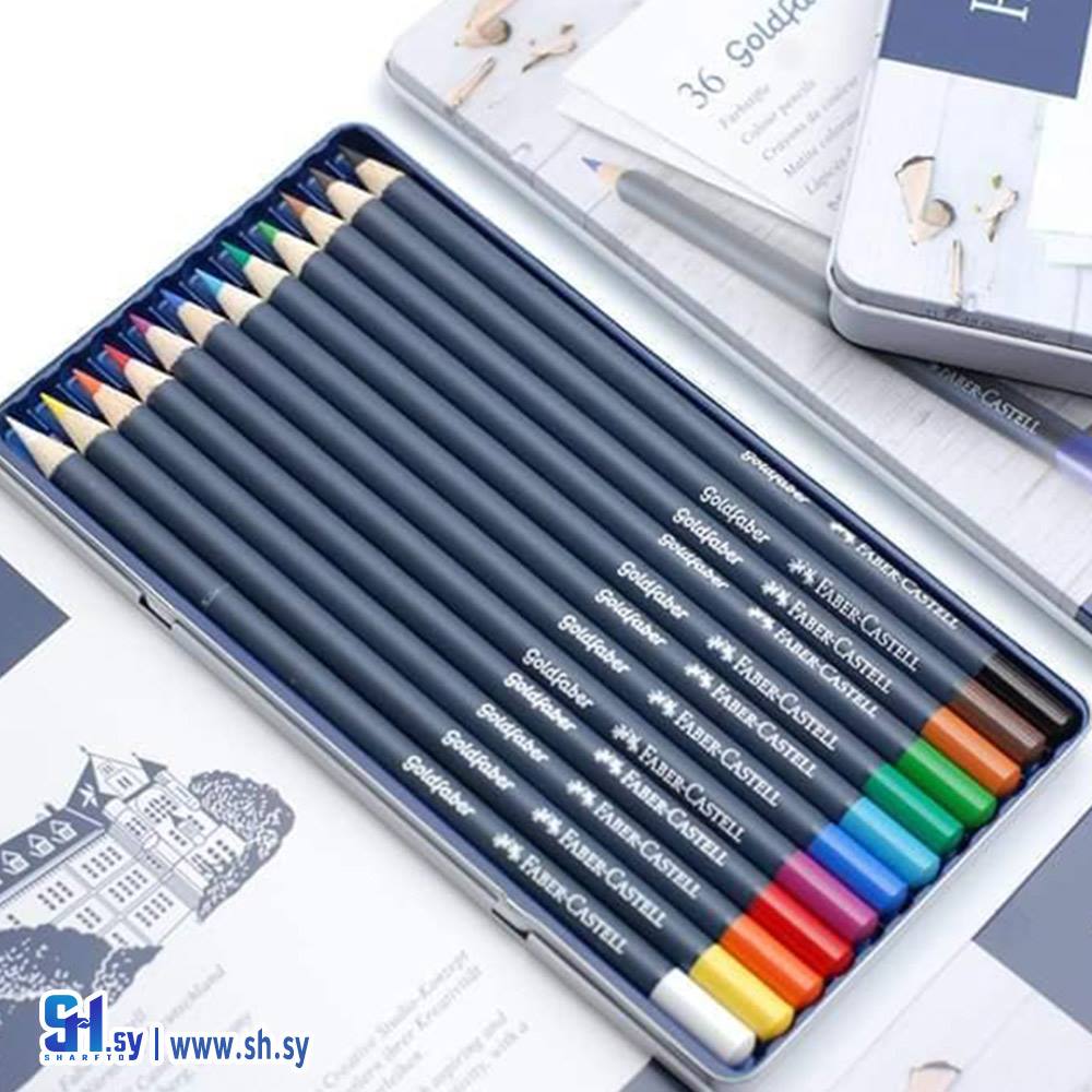 تلوين خشب غولد فابر 12 لون  الموديل 114712 (مكتبة الصباغ)