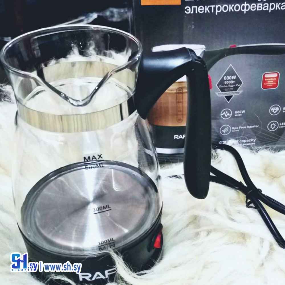 ركوة قهوة كهربائية زجاج(معرض السنديان)