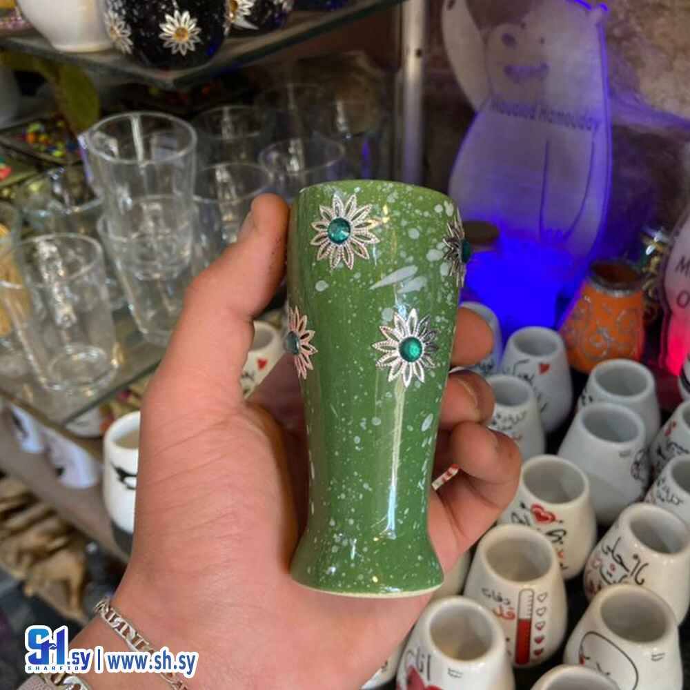 كاسة متة بورسلان (لوز وسكر)