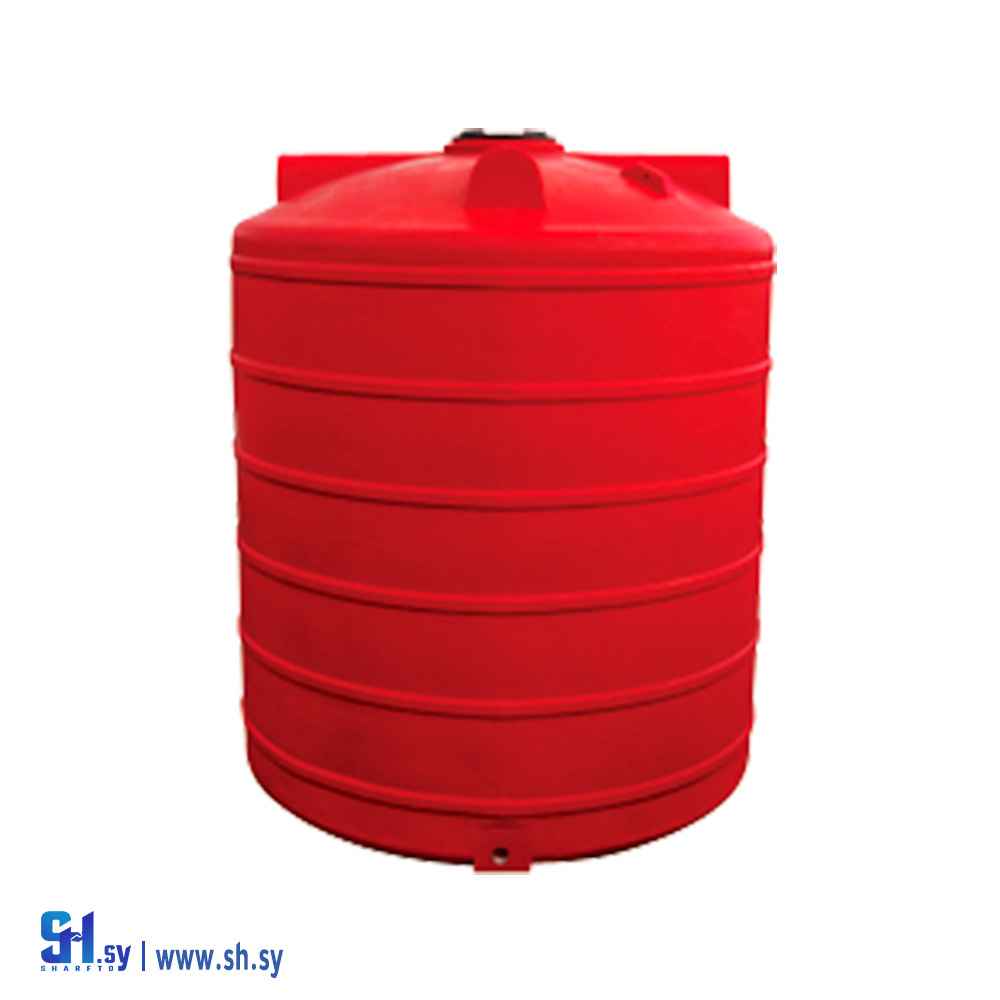 خزان ماء 10.000 لتر مدور عامودي (ريان بلاست)