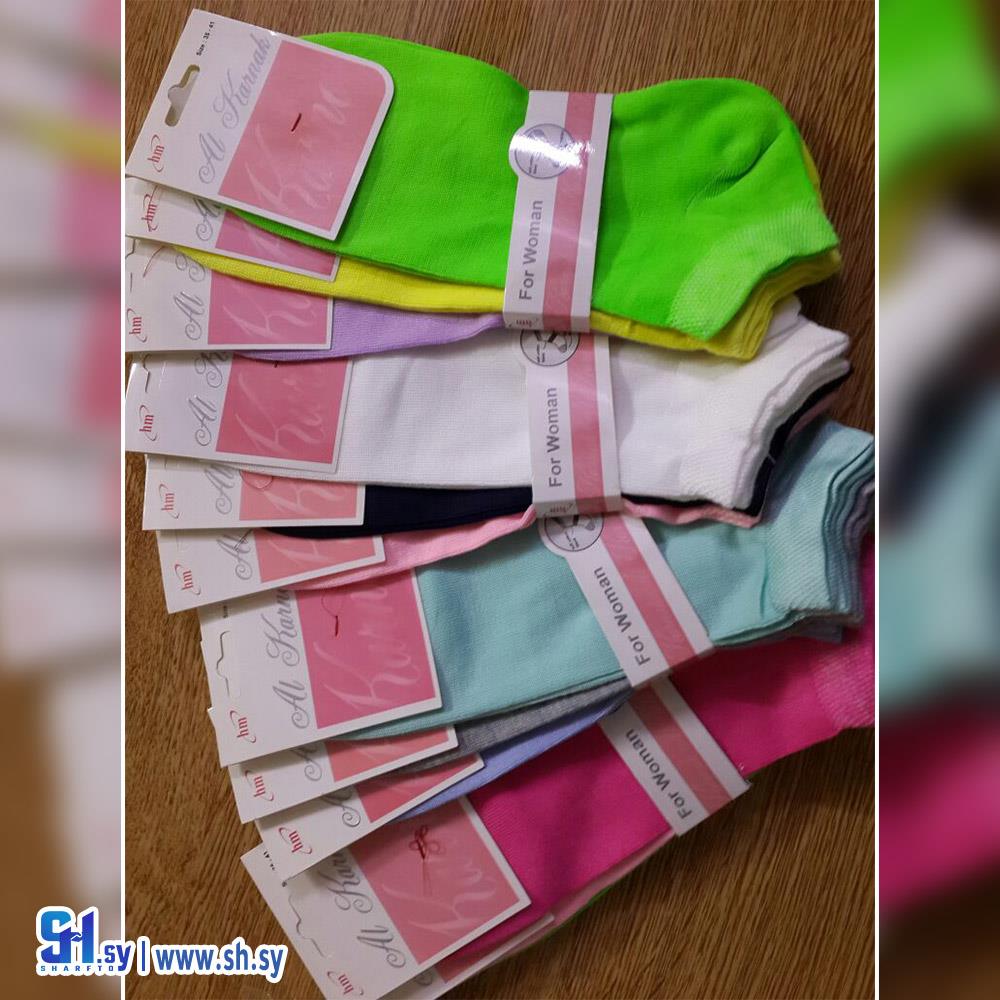 جوارب نسائي قطن (جوارب الكرنك و الشمس)