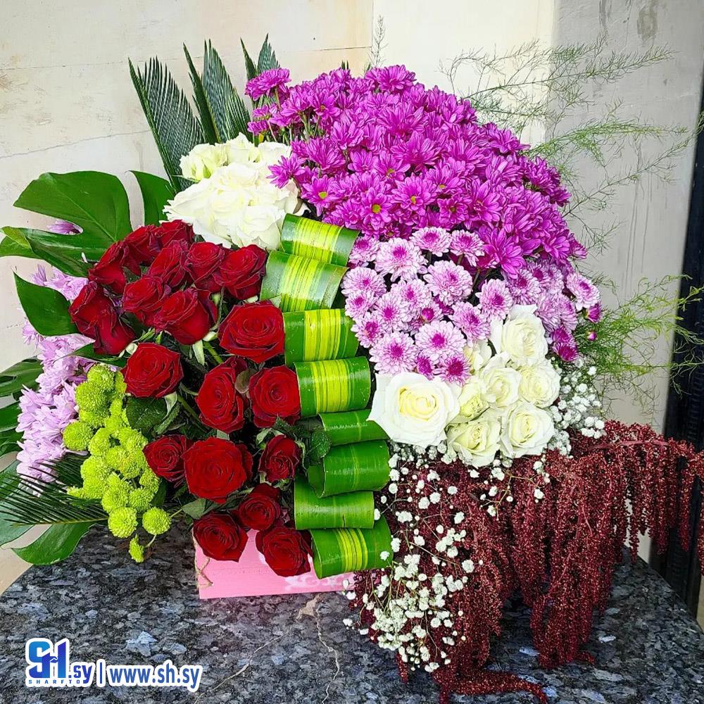 تزيين باقات ورد(Moon rose)