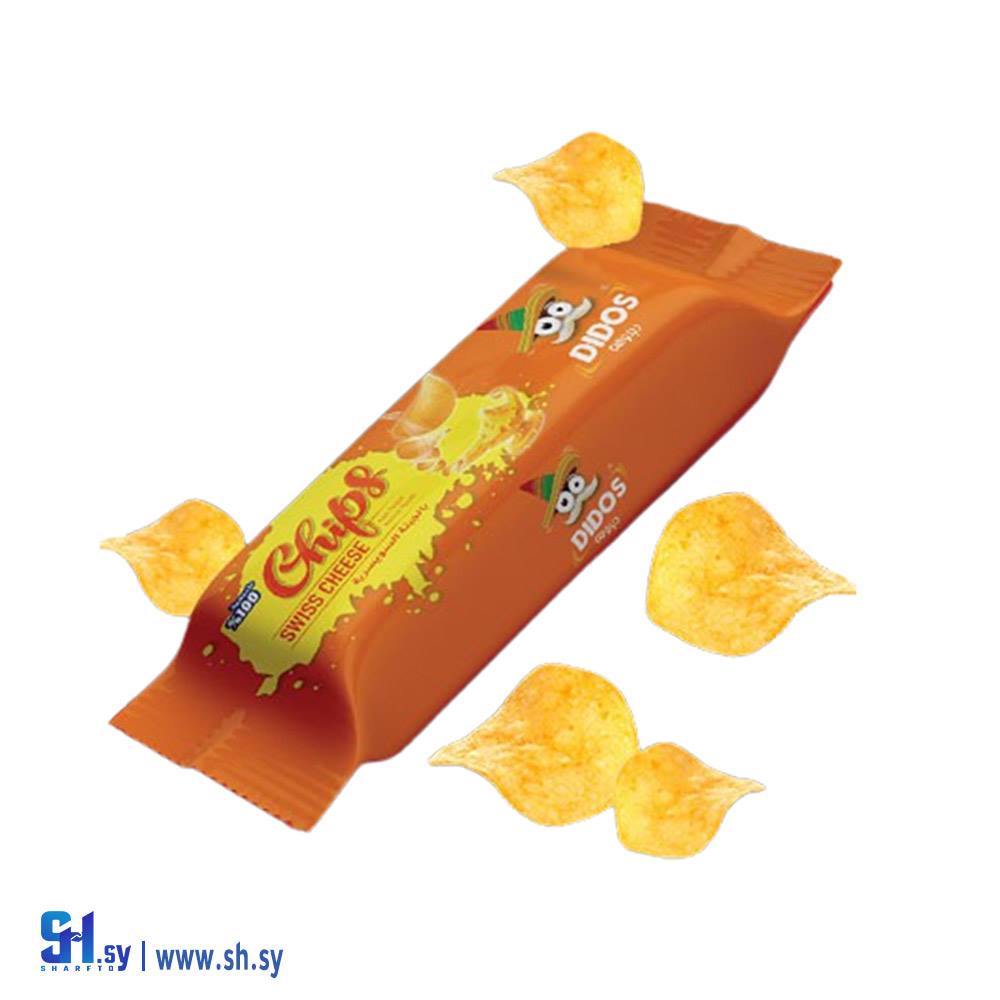 شيبس بنكهة الجبنة السويسرية (ديدوس)