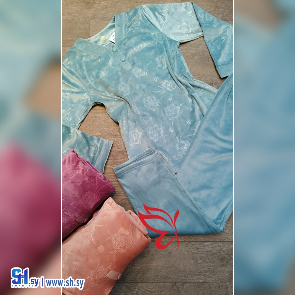 بيجامة مخمل جاكار (الملاك الابيض)