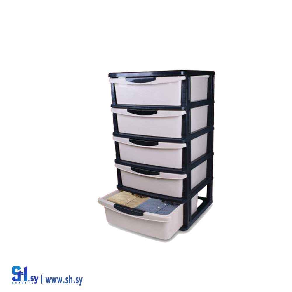 درج ملابس 5 دروج سادة (دهمان بلاست)