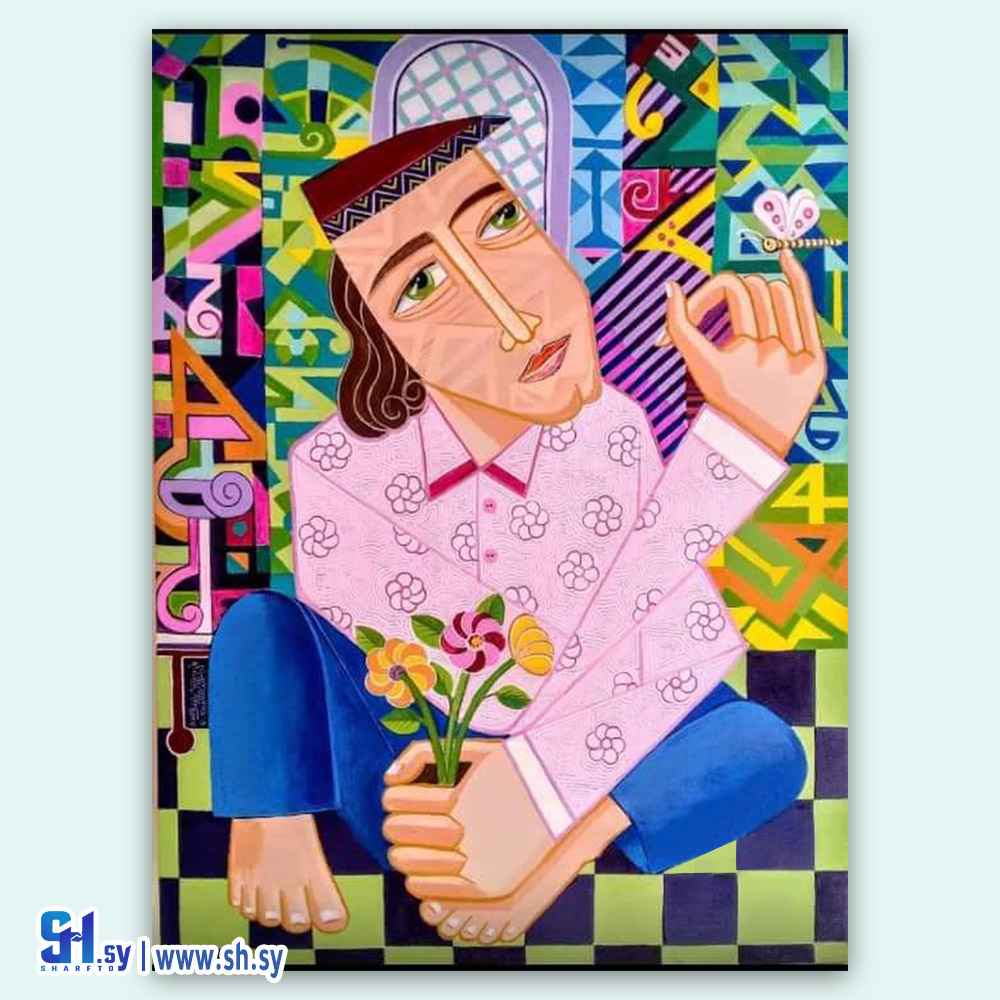 رسمة اكرليك على قماش 1 (AlFredo Shankan)