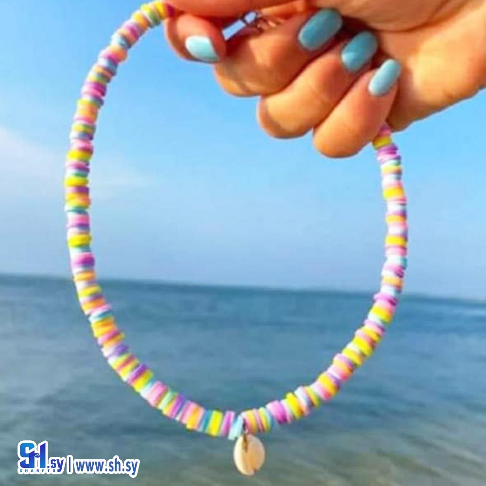 قلادة خرز الصدفة (Bushra Accessories)