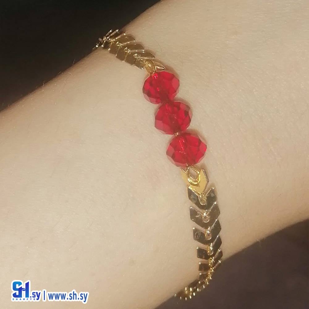 اسوارة سنبلة أحجار (Nour Accessories)