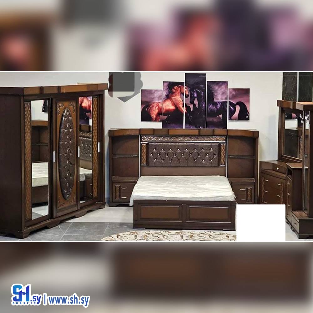 غرفة نوم زان معاكس ماليزي 6 (مفروشات وردي)