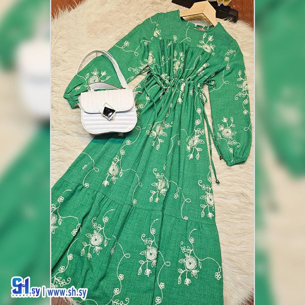 فستان مطرز (معاطف رغد)