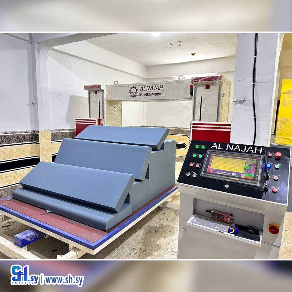 ماكينة قص وتشكيل الاسفنج Cnc بالحاسوب ( شركة النجاح )