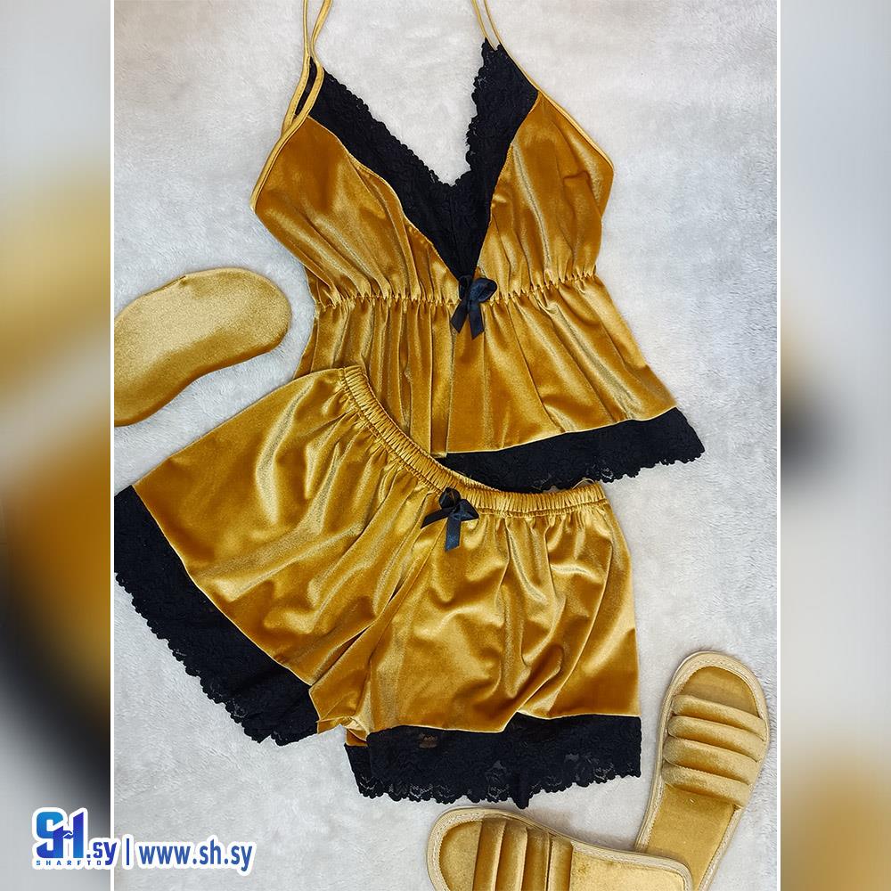 طقم مخمل قطعتين (Girly Lingerie)