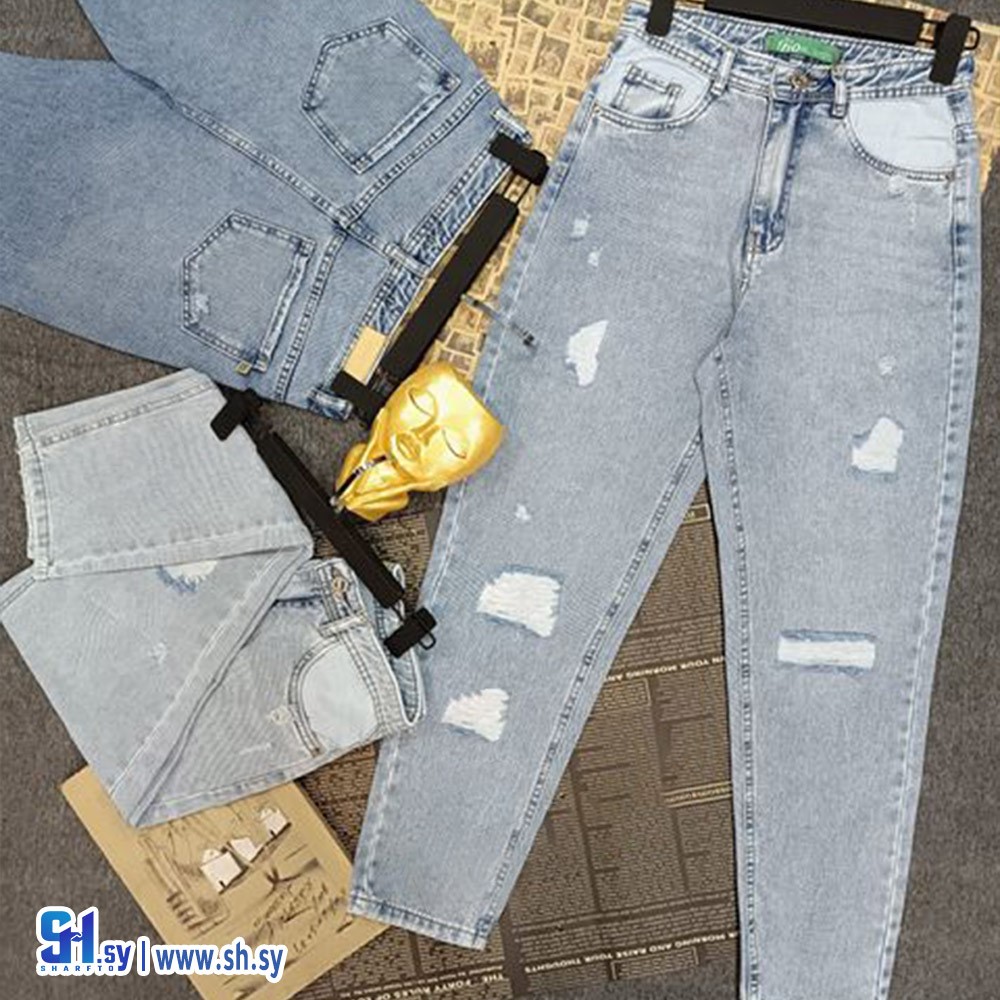 بنطال جينز نسائي موديل 1602 (A.D fashion store)