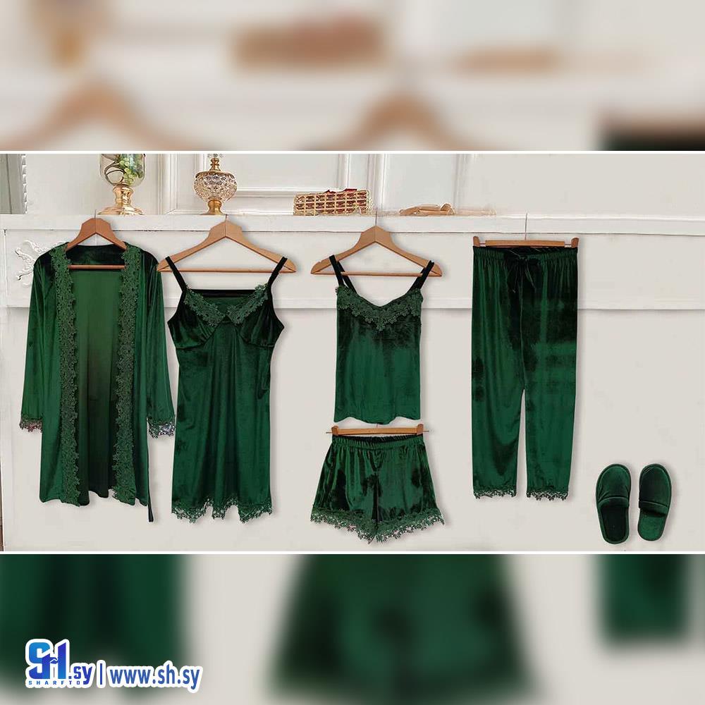 طقم نسائي 6 قطع 1298 (لانجري جولي)