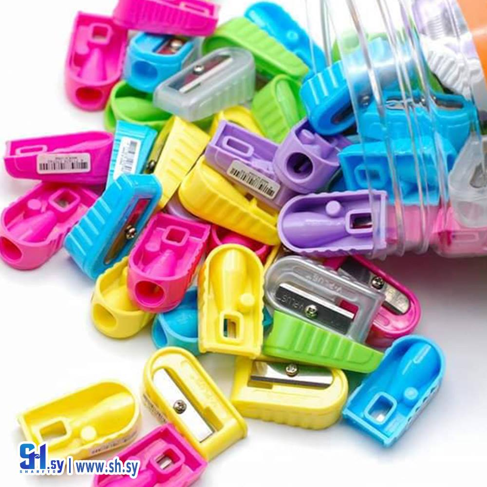 مبراة بلاستيك الموديل 120200(مكتبة الصباغ)