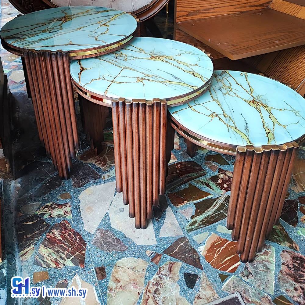 طقم طاولات موديل 2 (كولدن للمفروشات)