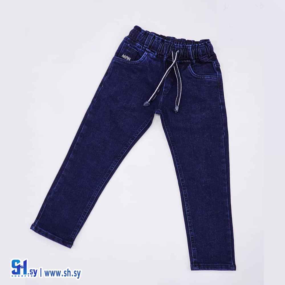 بنطال جينز ولادي موديل 12153 (زمار مود)