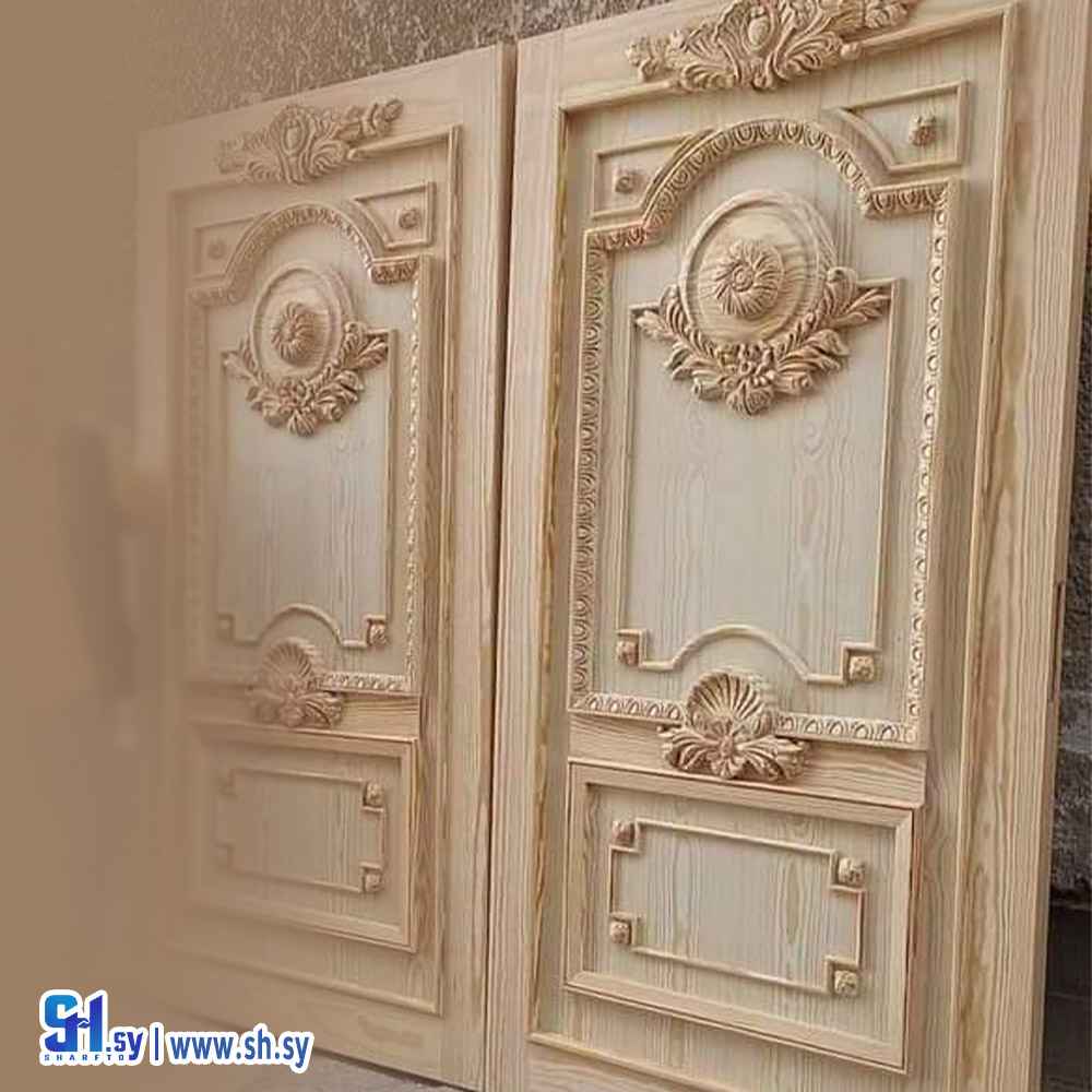 باب خشب تفصيل (النجار للديكور)