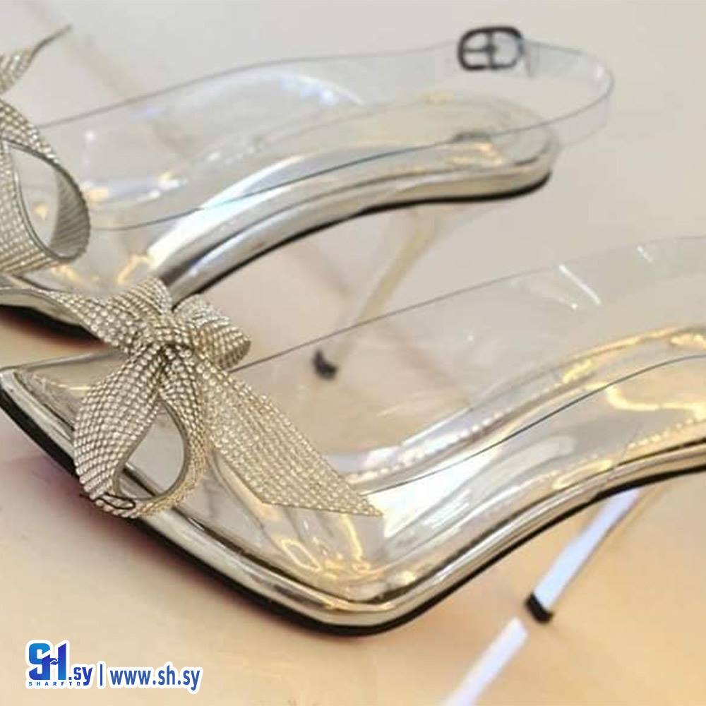 صندل  نسائي شفاف (MB Fashion Tartous)