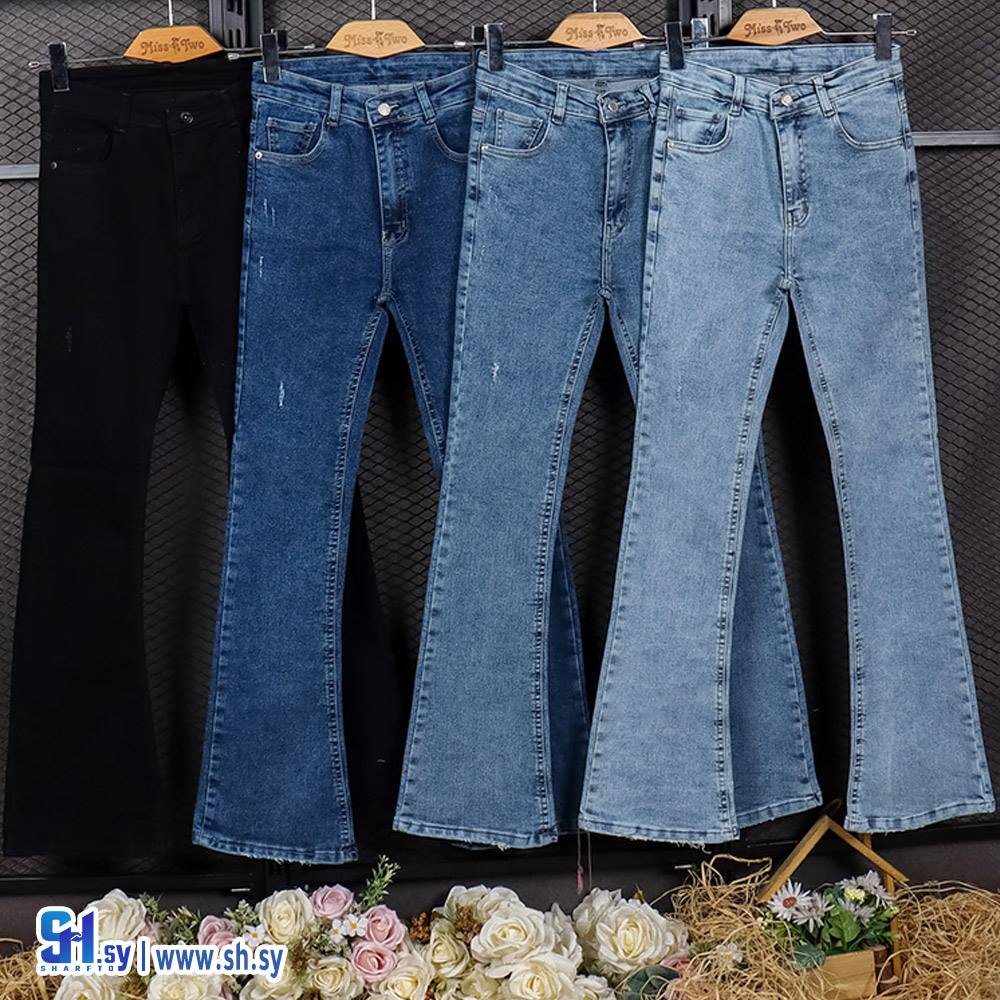 بنطال جينز نسائي موديل 1215 (MISS TWO)