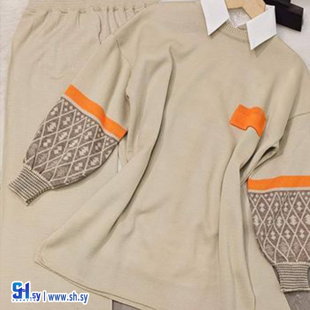 طقم تريكو نسائي (Ward fashion)