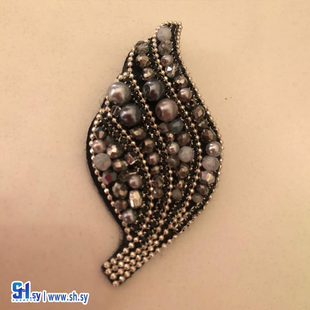 بروش موديل ورق الشجر (كذا فكرة)