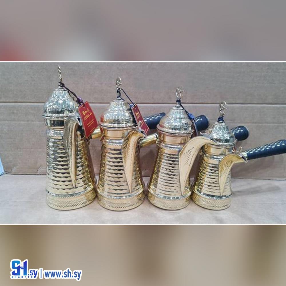 مصبات قهوة نحاس حب رمان (النجار وعقاد لتجارة الأدوات المنزلية)