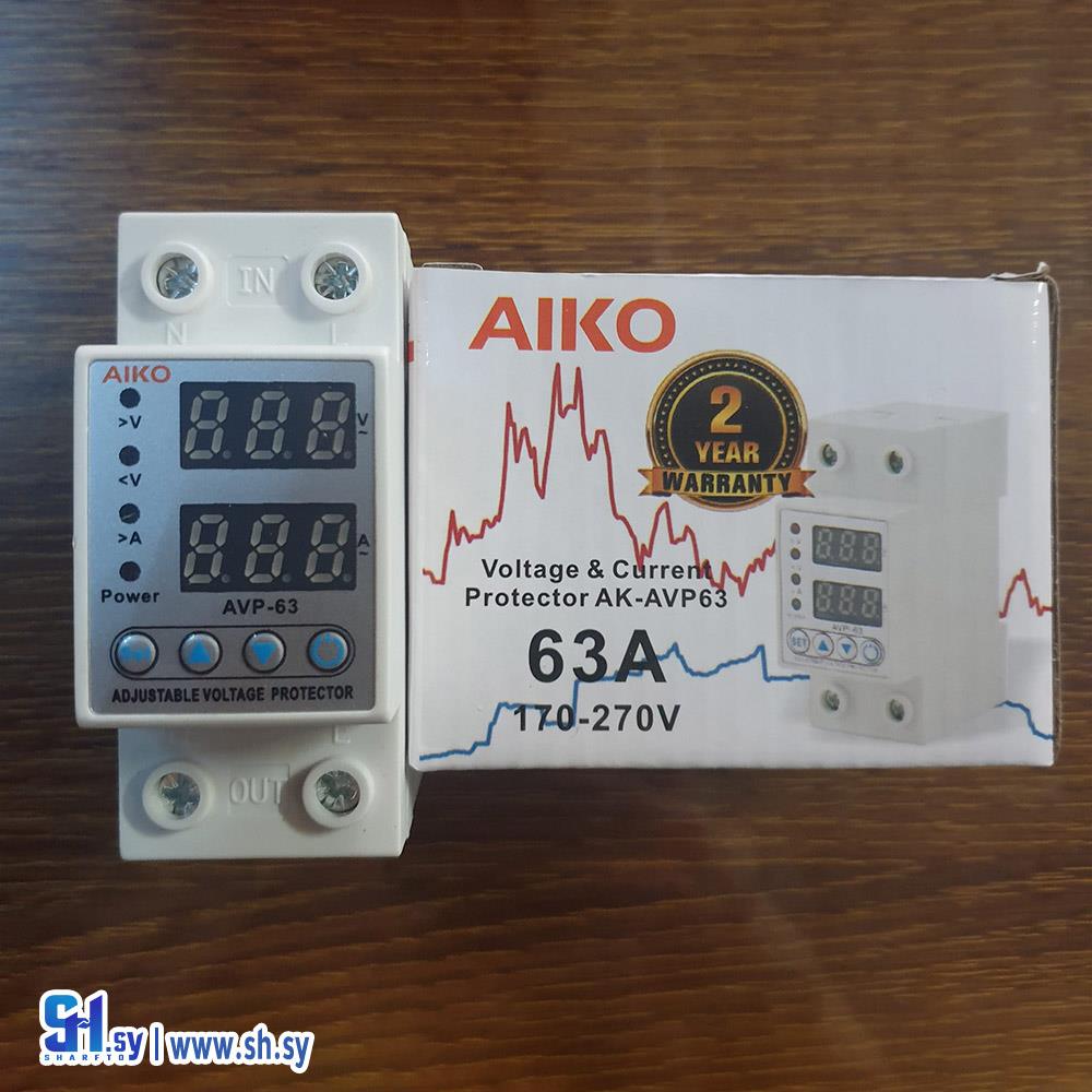 ستوب إشارة بشريط  حماية فولط و أمبير  (آية)