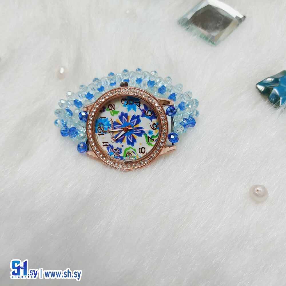 ساعة نسائية من الخرز (هاجر خباز)