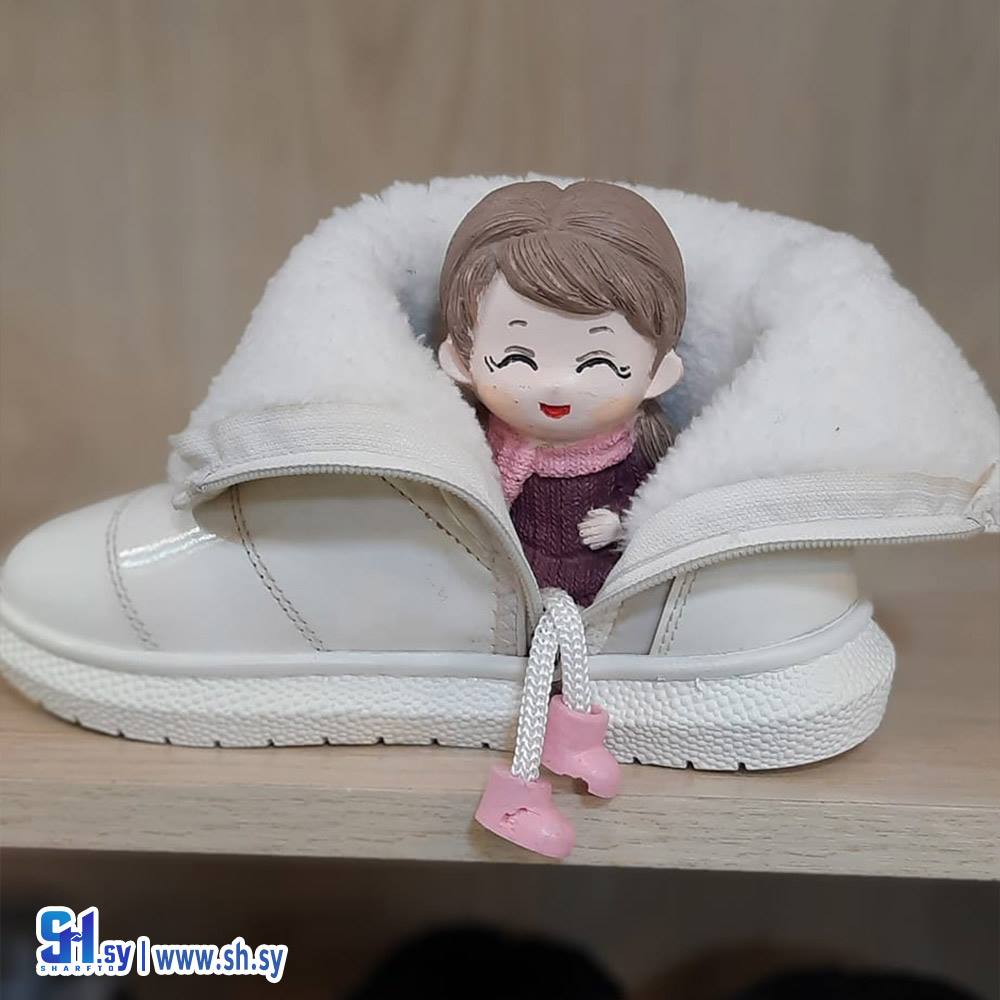 جزمة ولادية جلد قصيرة  (ward shoes)